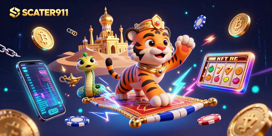 Engage with SCATTER911 for thrilling online slot action showcasing vibrant 3D illustrations.