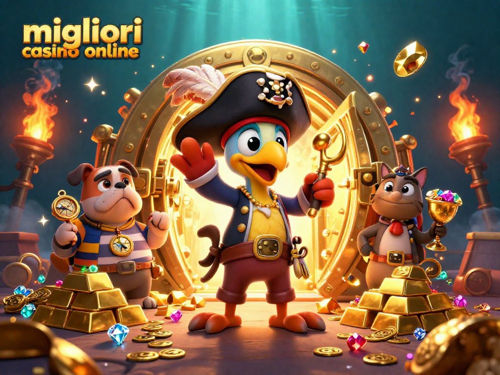 Vivi l'emozione dei migliori casino online con il pirata e il suo tesoro scintillante
