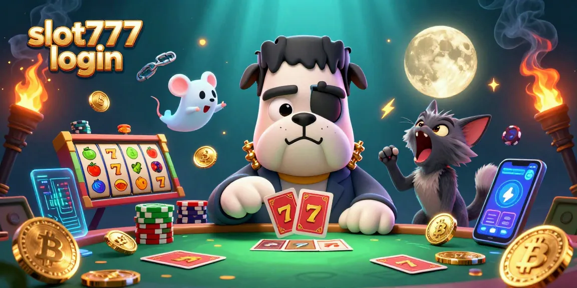 Engage with slot777 login for exciting gameplay featuring vibrant casino elements and animated characters.