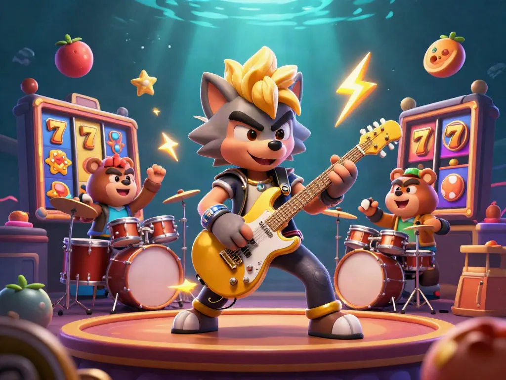 Engage in exciting gameplay at sin88 with vibrant casino-themed characters and dynamic slot elements.