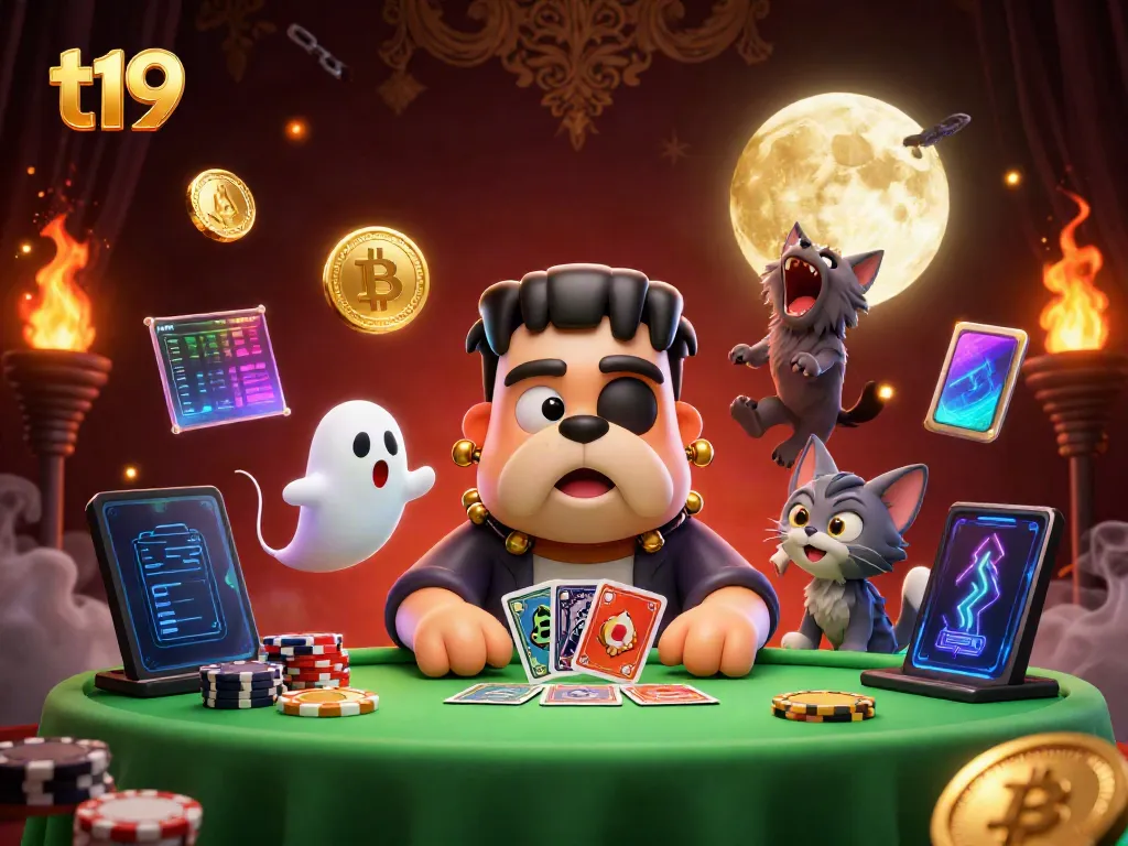Enjoy thrilling card games with t19's 3D cartoon characters, mixing fun and excitement.