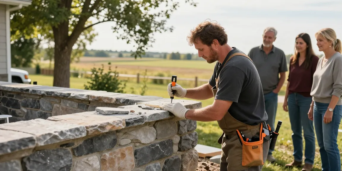 Trusted stonemason Regina providing community service through quality stonework installation.