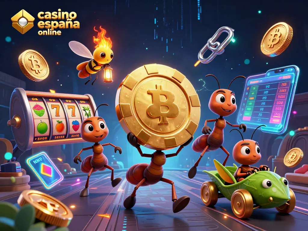 Juega en el casino España online con una imagen vibrante llena de acción y emoción