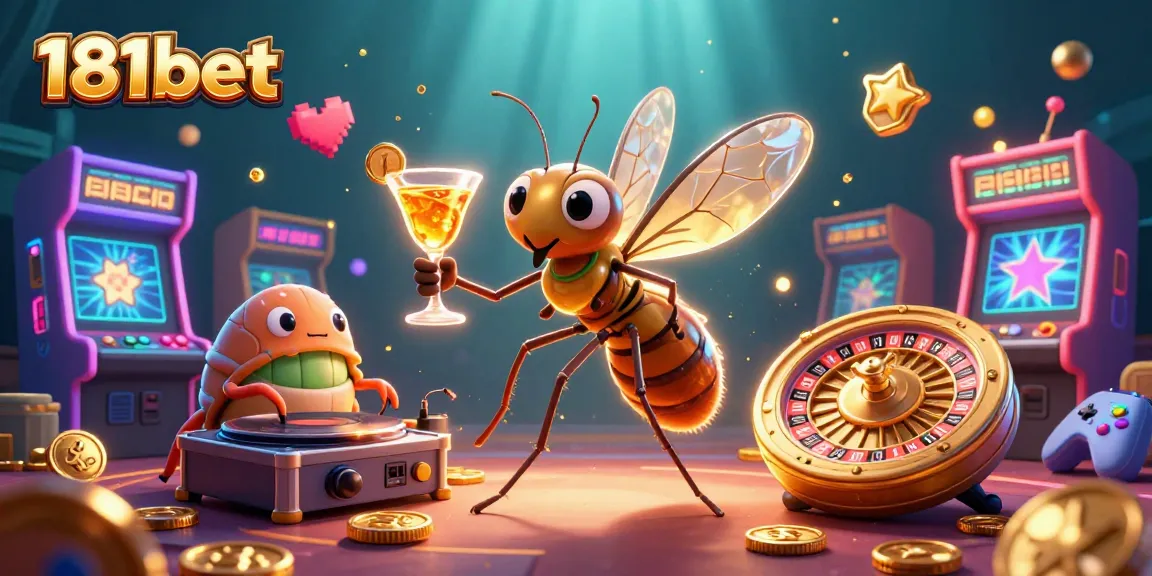 Experience thrilling gaming action at 181bet with vibrant casino elements and dynamic characters.