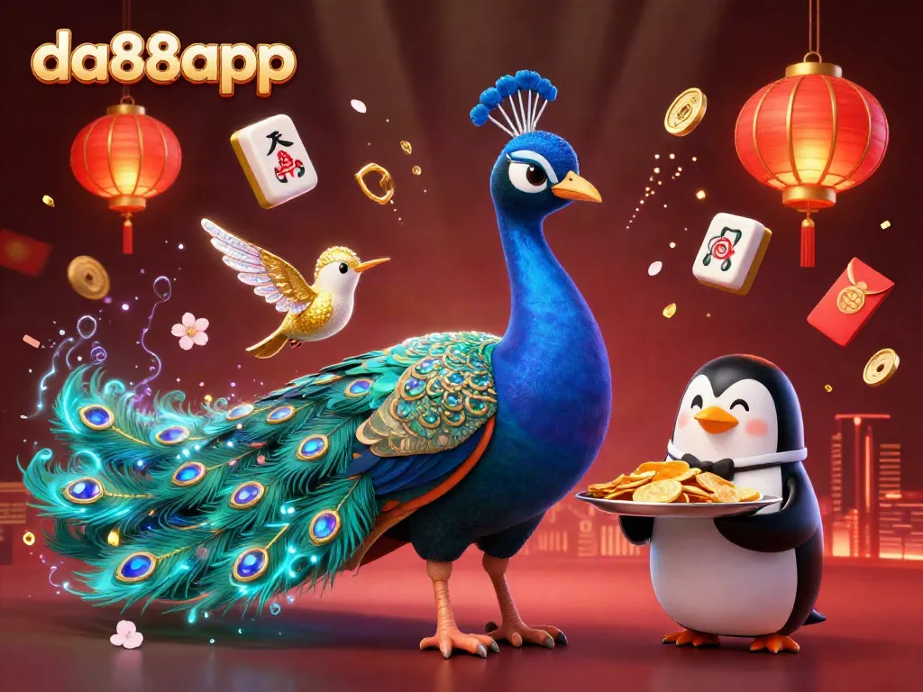 Engage in thrilling casino action at da88app with captivating characters and festive elements.