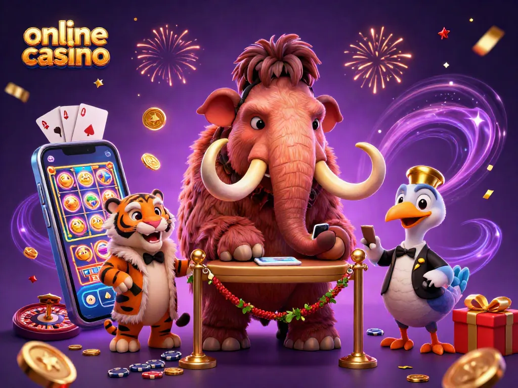 Juega emocionantes juegos de casino en línea con nuestra alegre escena de casino virtual.