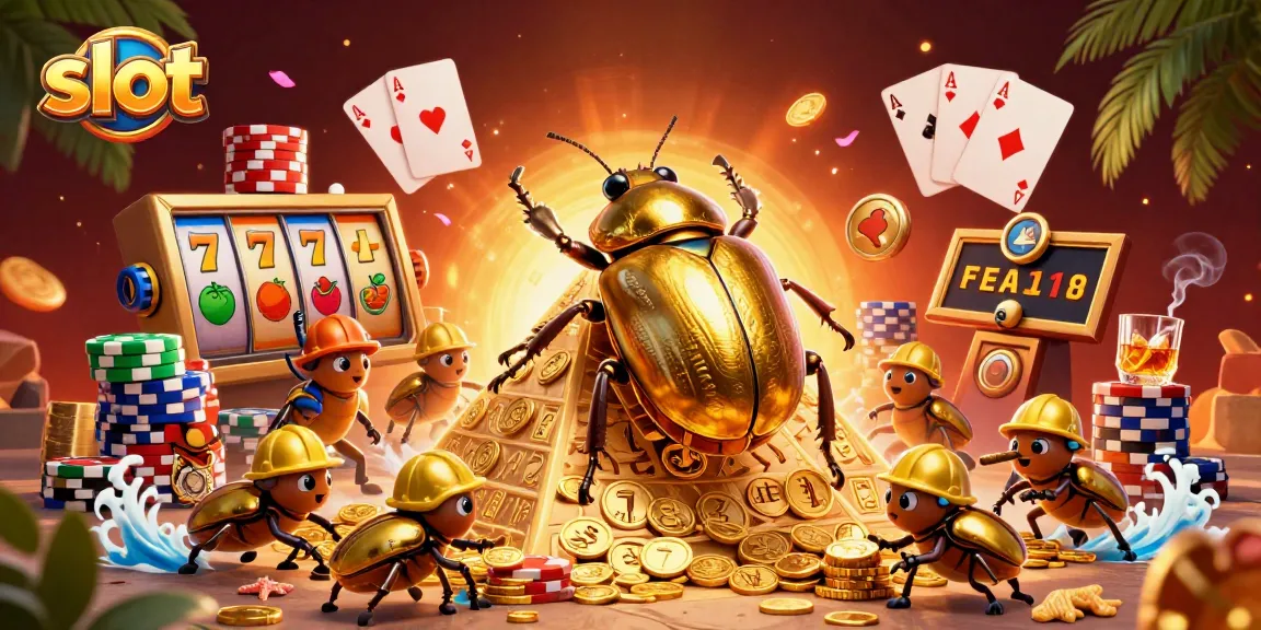 Engage with thrilling slot action in a vibrant casino setting full of winning symbols.