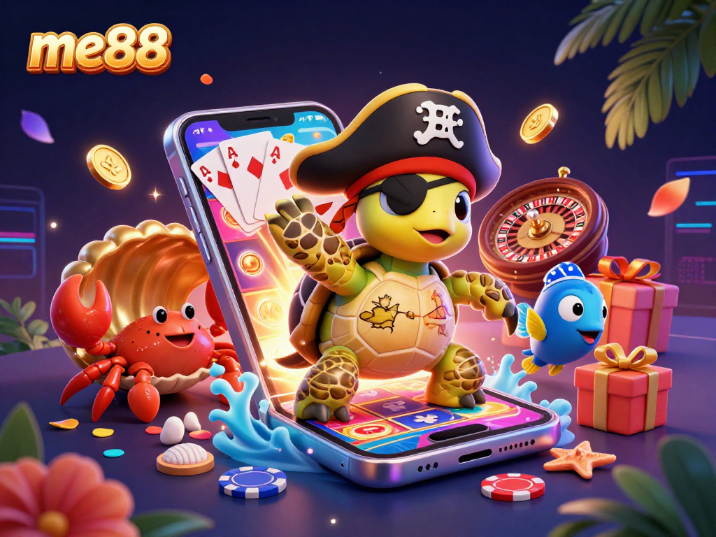 Experience thrilling wins at me88 casino with vibrant 3D characters and rich gaming elements.