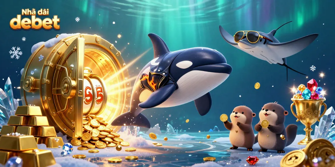 Discover exciting games at Nhà cái debet featuring vibrant underwater casino action with dynamic characters.