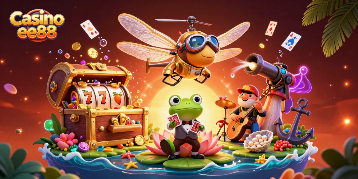 Engage in slots adventure at Casino ee88 featuring vibrant characters and stunning elements.