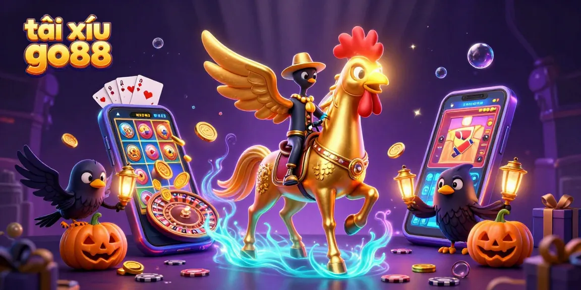 Engage in thrilling gameplay at tài xỉu go88 with a captivating scene showcasing animated characters and vibrant casino elements.