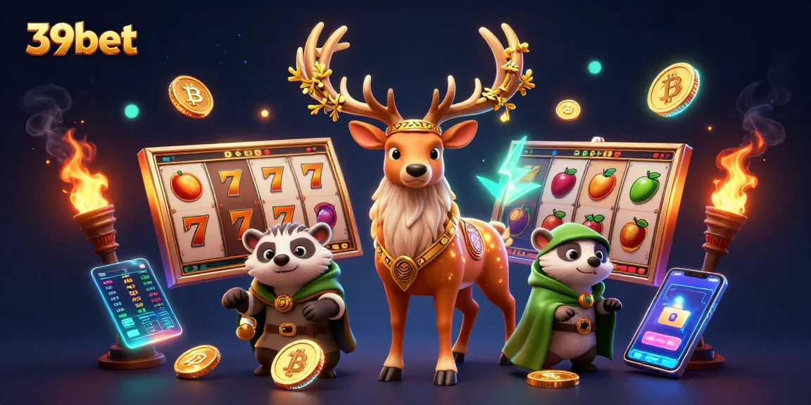 Experience the excitement of 39bet with dynamic slot games and dazzling crypto elements.