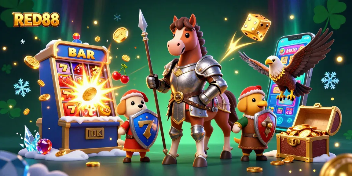 Play and win at RED88 with vibrant casino action featuring knights, knights, and jackpots!