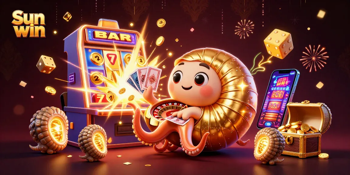 Win big at Sun win as giant nautilus runs a slots jackpot with dynamic casino elements